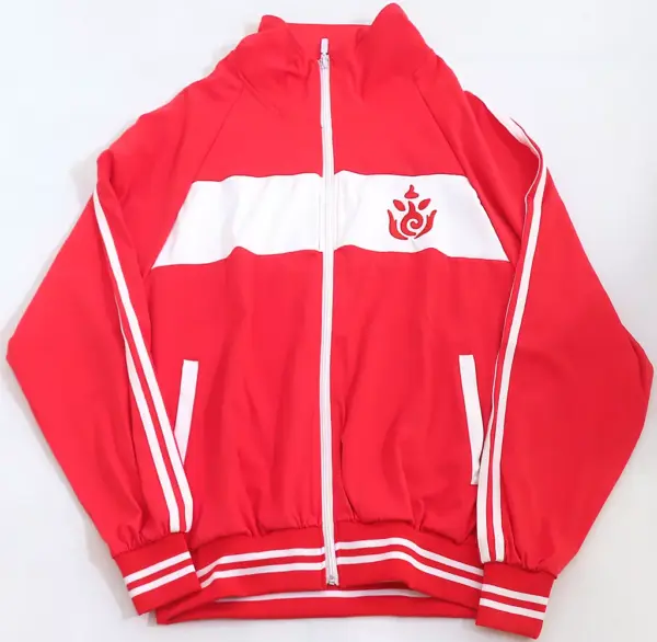 Outerwear Hyakki Ayame Jersey Red White One Size Virtual Youtuber Hololivecostum