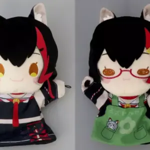 Plush Toys, All 2 Types Set, Ogami Mio Puppet Toys Virtual Youtuber Hololive Pro