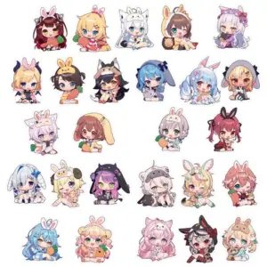 Candy Toy Sticker Set Of 26 Types Hololive Pekora Special Usada Liquid Jelly F/S