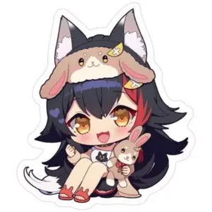 Candy Toy Sticker Ogami Mio Hololive Pekora Special Usada Liquid Jelly F/S-M503