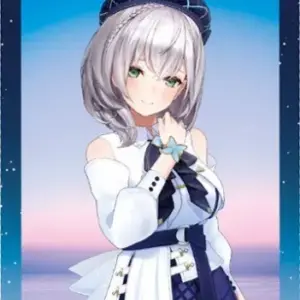 Candy Toy Sticker Shiro Noel Hololive Blue Journey Dawn Song F/S-M503 from japan