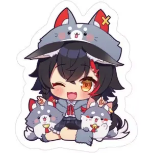 Candy Toy Sticker Ogami Mio Hololive Production Chocolate Crunch Vol.1 F/S-M503
