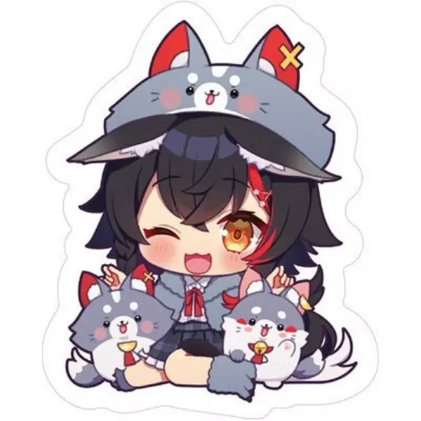 Candy Toy Sticker Ogami Mio Hololive Production Chocolate Crunch Vol.1 F/S-M503