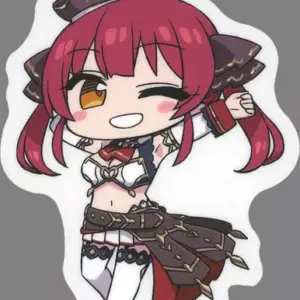 Sticker Hokel Marine Virtual Youtuber Hololive Fantasy 1St Live Fan Fun Island C