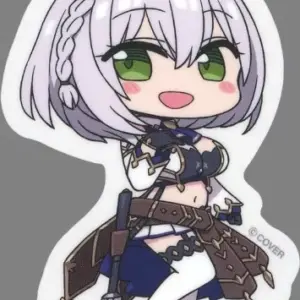 Sticker Shirogin Noel Virtual Youtuber Hololive Fantasy 1St Live Fan Fun Island