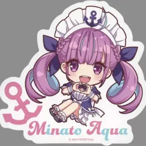 Sticker Minato Akua Waterproof Seal Hololive Super Expo 2022 F/S-M503 from japan