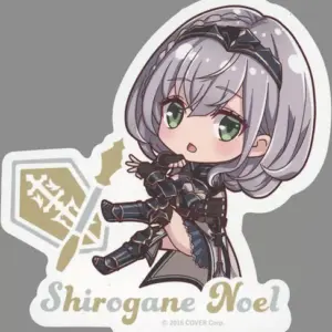 Seal Stickers, Silver Noel, Waterproof Seal, Hololive Super Expo 2022 F/S-M503 f
