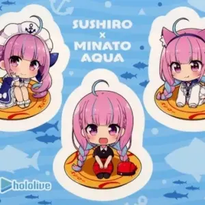 Sticker Minato Akua Original Sushiro Virtual Youtuber Hololive Selection Set F/S