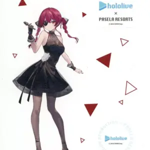 Sticker Hokel Marine Dress Wall Virtual Youtuber Hololive Pasela F/S-M503 from j