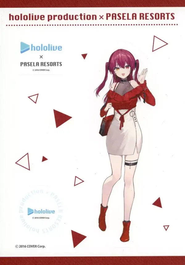 Stickers Hokel Marine Private Clothes Wall Virtual Youtuber Hololive Pasela F/S-