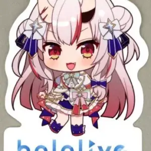 Sticker Hyakki Ayame Mini Character Bright Costume Ver. Virtual Youtuber Hololiv