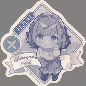Sticker Noel Silver Travel Season Virtual Youtuber Hololive F/S-M503 from japan