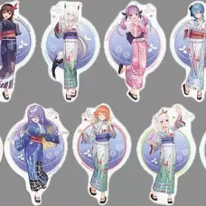 Sticker Stickers Set Of 9 Types Virtual Youtuber Hololive Summer 2023 In Marui D