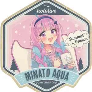 Stickers Minato Akua Summer Season Virtual Youtuber Hololive F/S-M503 from japan