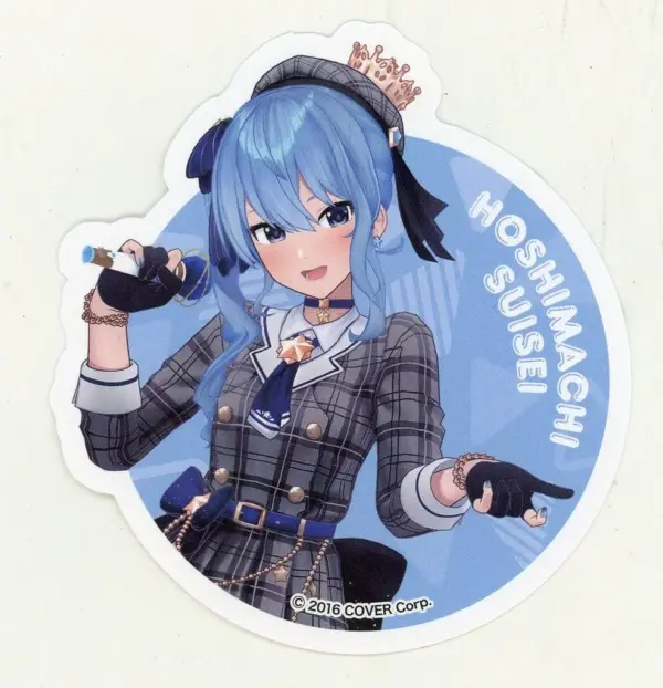 Stickers Hoshigai Suisei Virtual Youtuber Hololive Starter Goods F/S-M503 from j