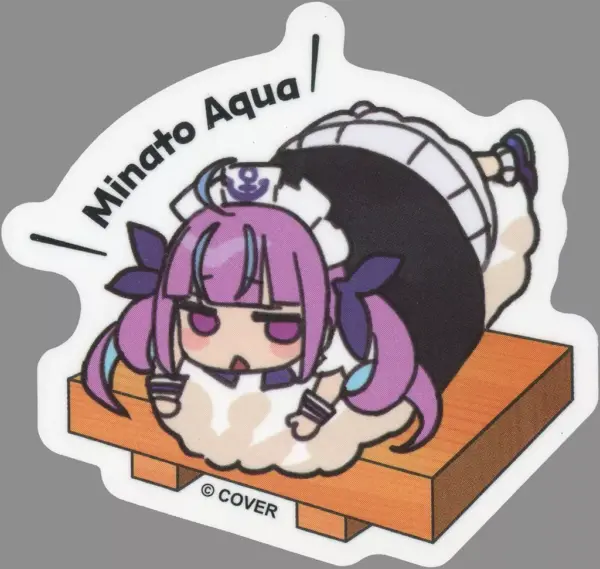 Sticker Minato Akua Holo No Live Sushi Goods Series Virtual Youtuber F/S-M503 fr