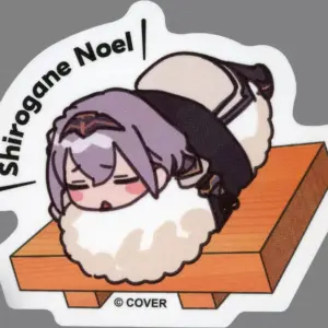 Sticker Shirogin Noel Holo No Live Sushi Goods Series Virtual Youtuber F/S-M503