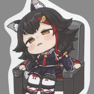 Sticker Ogami Mio Hologra Virtual Youtuber F/S-M503 from japan Rare  Good condit