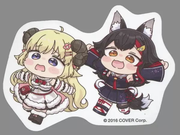 Sticker Stickers, Square-Wrapped Watome, Ogami Mio Hologra, Virtual Youtuber, Ho