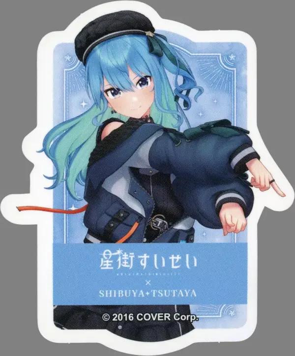 Sticker Hoshigai Suisei Up/Choreography Die-Cut Virtual Youtuber Hololive Pop Up