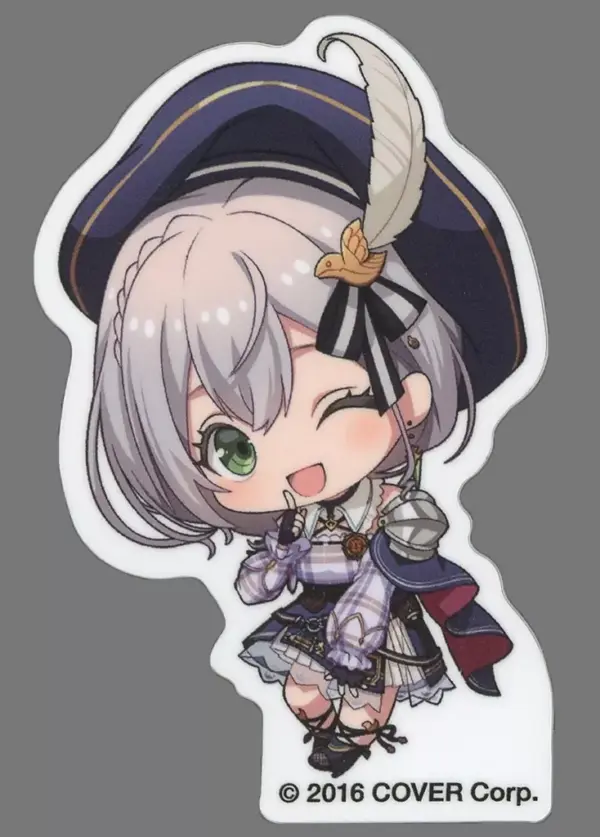 Sticker Shirogin Noel Hololive Fantasy Virtual Youtuber F/S-M503 from japan Rare