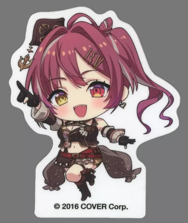 Sticker Hokel Marine Hololive Fantasy Virtual Youtuber F/S-M503 from japan Rare
