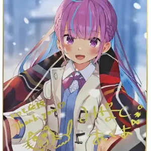 Paper Product Minato Akua Scarf Random Colored With Illustrations And Signatures