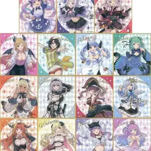 Paper Products Set Of 15 Types Virtual Youtuber Hololive Weiss Schwarz Reverse P