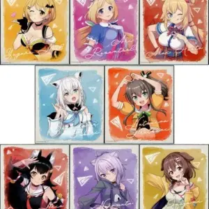 Paper Products Set Of 8 Types Hololive Super Expo 2022 Trading Mini Color Vol.2