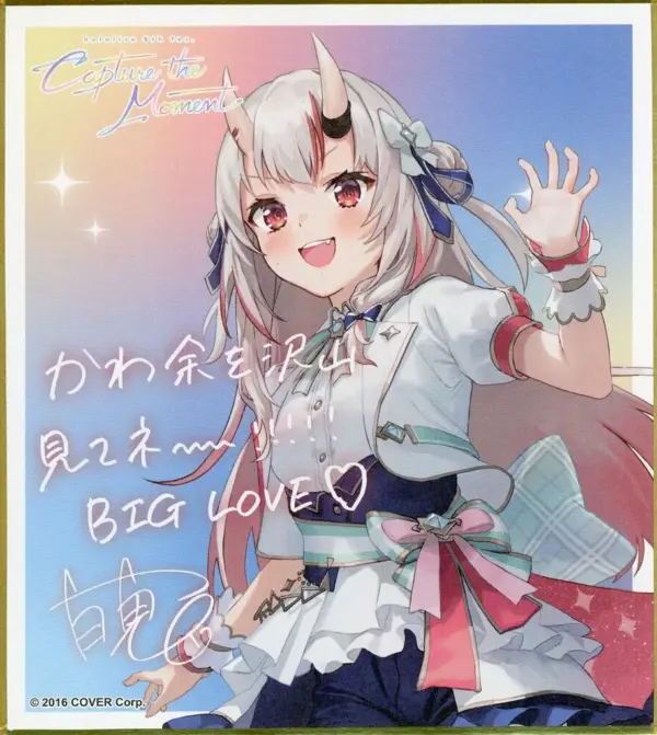 Paper Products Hyakki Ayame Virtual Youtuber Hololive 5Th Fes. Capture The Momen