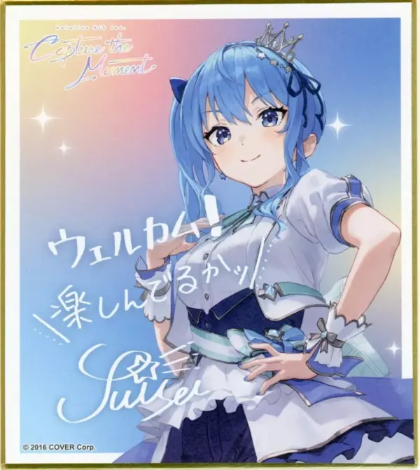 Paper Products Hoshigai Suisei Virtual Youtuber Hololive 5Th Fes. Capture The Mo