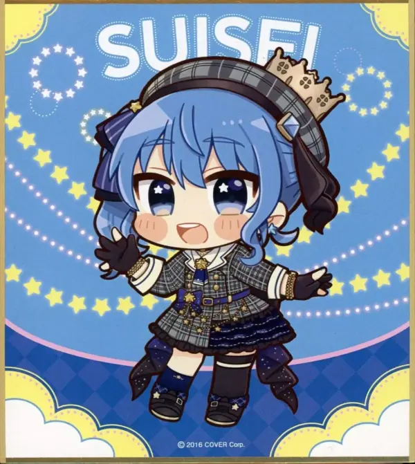 Paper Products Hoshigai Suisei Mini Character Virtual Youtuber Hololive Joypolis