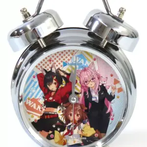 Table Clock Wall Ogami Mio Inugami Korone Hiroki Koyori Alarm With Original Voic