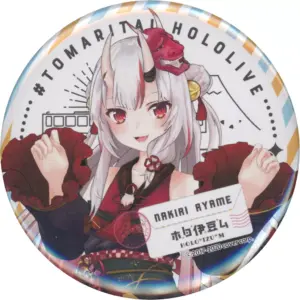 Badge Pins Single Item Hyakki Ayame Can Virtual Youtuber Hololive Izu Travel Pla