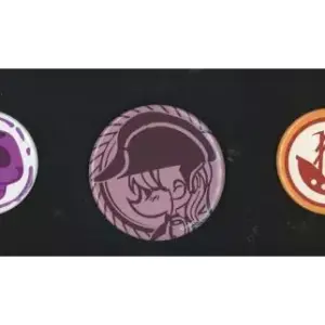 Badge Pins Hokke Marine - Matching Can Set With Captain Of 3 Virtual Youtuber Bi