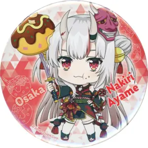Badge Pins Hyakki Ayame Hololive Local Osaka Takoyaki Can Virtual Youtuber Limit