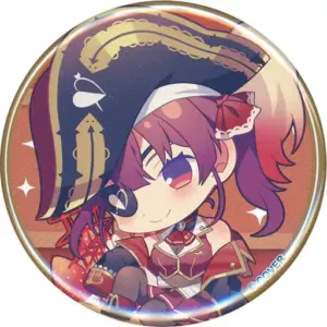 Badge Pins Hokkeru Marine Lower Left Head Virtual Youtuber Hololive Pasela Tradi