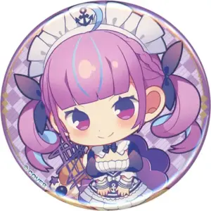 Badge Pins Minato Akua Front Virtual Youtuber Hololive Pasela Trading Can F/S-M5