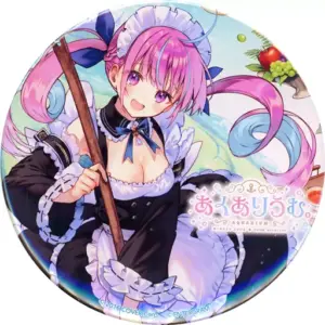 Badge Pins Minato Akua Special Big Can Virtual Youtuber Hololive Tgs2022 Akuariu