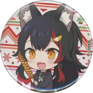 Badge Pins Ogami Mio Virtual Youtuber Hololive In Fuji-Q Highland Snow World Can