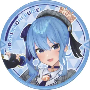 Badge Pins Hoshigai Suisei Virtual Youtuber Hololive Starter Goods Random Can F/