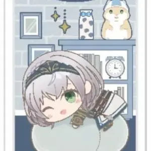 Badge Pins Shirogin Noel Square Can Virtual Youtuber Hololive Hagumitsu C F/S-M5