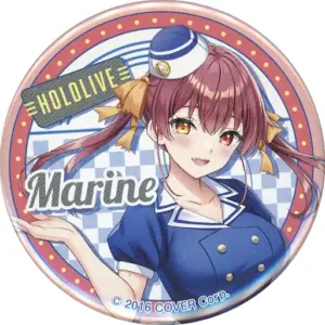 Badge Pins Hokel Marine Diner-Style Costume Virtual Youtuber Hololive Lawson Can