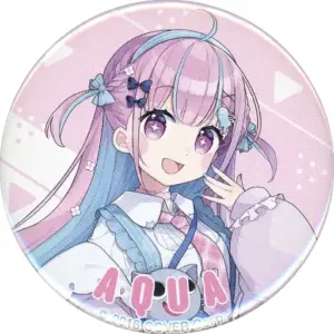 Badge Pins Minato Akua Pastel-Colored Costume Virtual Youtuber Hololive Lawson C