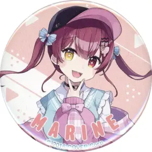 Badge Pins Hokki Marine Pastel Colored Costume Virtual Youtuber Hololive Lawson