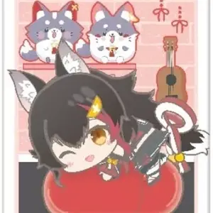 Badge Pins Ogami Mio Square Can Virtual Youtuber Hololive Hagumitsu E Box F/S-M5