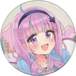 Badge Pins Minato Akua Full Color Virtual Youtuber Hololive Character Collection
