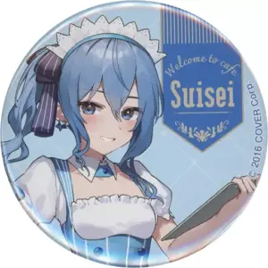 Badge Pins Hoshigai Suisei Lawson Maid Clothes Outfit Virtual Youtuber Hololive