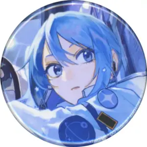 Badge Bins Hoshigai Suisei Turning Around Virtual Youtuber Hololive Midnight Gra