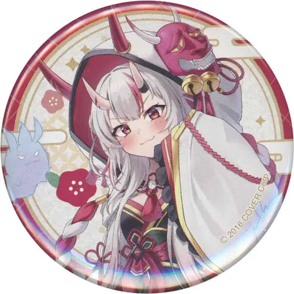 Badge Bins Hyakki Ayame Full Color Virtual Youtuber Hololive Character Collectio